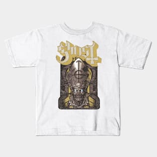 Distressed Phantomime Retro Bronze Kids T-Shirt